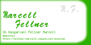 marcell fellner business card